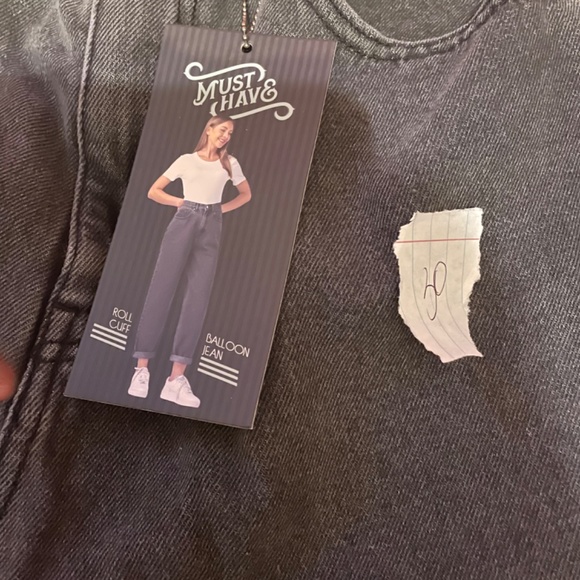 Faded Black Balloon Jeans by Simple Society size 9/29 - Picture 9 of 11